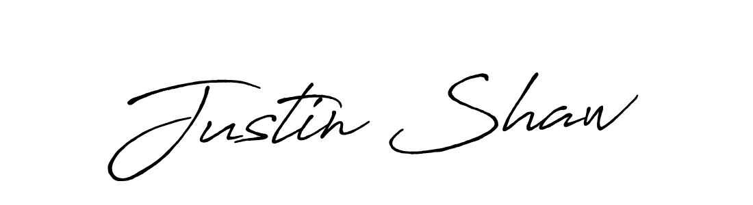 How to make Justin Shaw signature? Antro_Vectra_Bolder is a professional autograph style. Create handwritten signature for Justin Shaw name. Justin Shaw signature style 7 images and pictures png