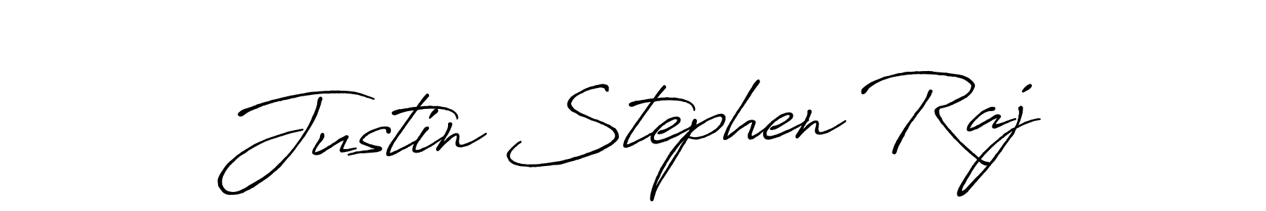 if you are searching for the best signature style for your name Justin Stephen Raj. so please give up your signature search. here we have designed multiple signature styles  using Antro_Vectra_Bolder. Justin Stephen Raj signature style 7 images and pictures png