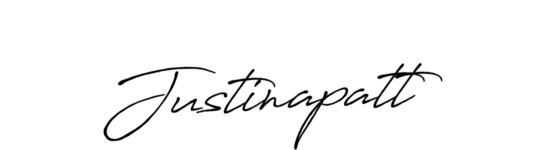 Create a beautiful signature design for name Justinapatt. With this signature (Antro_Vectra_Bolder) fonts, you can make a handwritten signature for free. Justinapatt signature style 7 images and pictures png