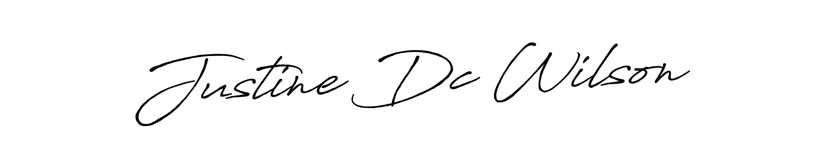 Make a short Justine Dc Wilson signature style. Manage your documents anywhere anytime using Antro_Vectra_Bolder. Create and add eSignatures, submit forms, share and send files easily. Justine Dc Wilson signature style 7 images and pictures png