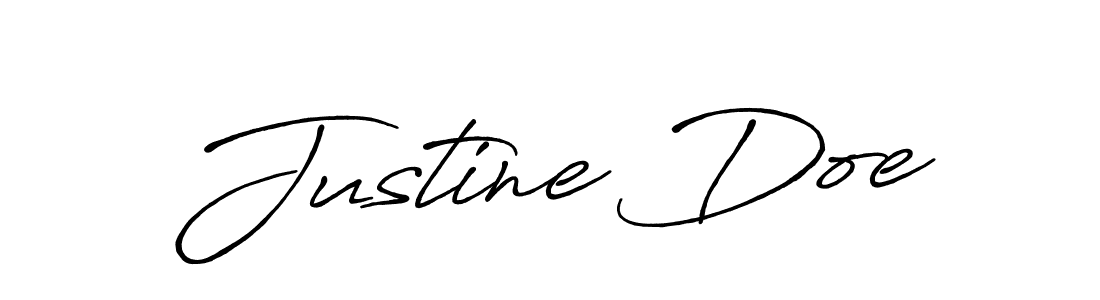 You should practise on your own different ways (Antro_Vectra_Bolder) to write your name (Justine Doe) in signature. don't let someone else do it for you. Justine Doe signature style 7 images and pictures png