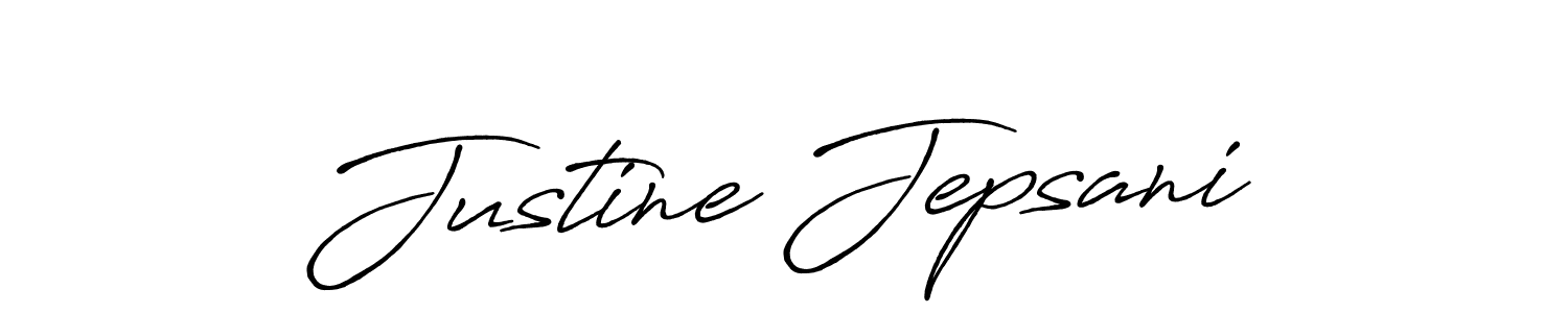 Once you've used our free online signature maker to create your best signature Antro_Vectra_Bolder style, it's time to enjoy all of the benefits that Justine Jepsani name signing documents. Justine Jepsani signature style 7 images and pictures png