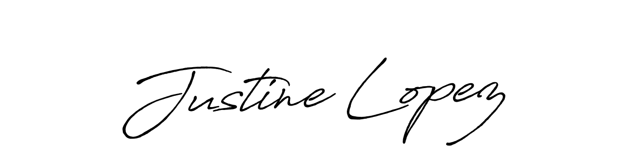 Antro_Vectra_Bolder is a professional signature style that is perfect for those who want to add a touch of class to their signature. It is also a great choice for those who want to make their signature more unique. Get Justine Lopez name to fancy signature for free. Justine Lopez signature style 7 images and pictures png