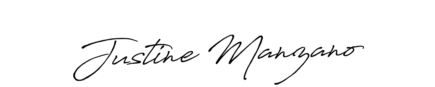It looks lik you need a new signature style for name Justine Manzano. Design unique handwritten (Antro_Vectra_Bolder) signature with our free signature maker in just a few clicks. Justine Manzano signature style 7 images and pictures png