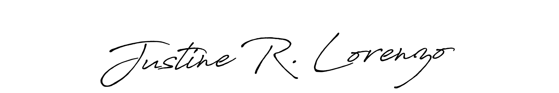 It looks lik you need a new signature style for name Justine R. Lorenzo. Design unique handwritten (Antro_Vectra_Bolder) signature with our free signature maker in just a few clicks. Justine R. Lorenzo signature style 7 images and pictures png