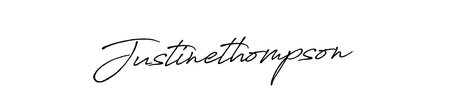 Use a signature maker to create a handwritten signature online. With this signature software, you can design (Antro_Vectra_Bolder) your own signature for name Justinethompson. Justinethompson signature style 7 images and pictures png