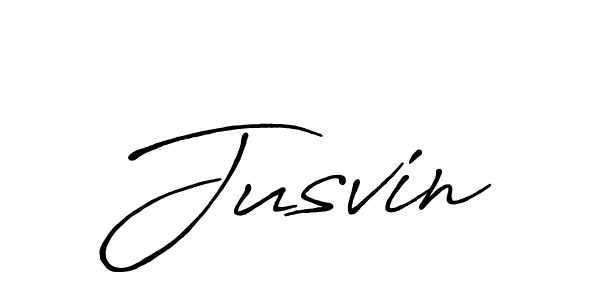 Use a signature maker to create a handwritten signature online. With this signature software, you can design (Antro_Vectra_Bolder) your own signature for name Jusvin. Jusvin signature style 7 images and pictures png