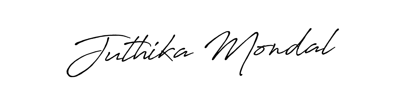 Also You can easily find your signature by using the search form. We will create Juthika Mondal name handwritten signature images for you free of cost using Antro_Vectra_Bolder sign style. Juthika Mondal signature style 7 images and pictures png