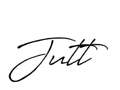 How to make Jutt name signature. Use Antro_Vectra_Bolder style for creating short signs online. This is the latest handwritten sign. Jutt signature style 7 images and pictures png