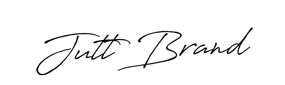 Similarly Antro_Vectra_Bolder is the best handwritten signature design. Signature creator online .You can use it as an online autograph creator for name Jutt Brand. Jutt Brand signature style 7 images and pictures png