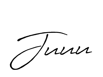 How to make Juuu name signature. Use Antro_Vectra_Bolder style for creating short signs online. This is the latest handwritten sign. Juuu signature style 7 images and pictures png
