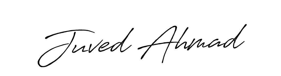 It looks lik you need a new signature style for name Juved Ahmad. Design unique handwritten (Antro_Vectra_Bolder) signature with our free signature maker in just a few clicks. Juved Ahmad signature style 7 images and pictures png