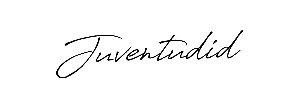 Juventudid stylish signature style. Best Handwritten Sign (Antro_Vectra_Bolder) for my name. Handwritten Signature Collection Ideas for my name Juventudid. Juventudid signature style 7 images and pictures png