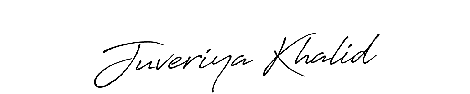 It looks lik you need a new signature style for name Juveriya Khalid. Design unique handwritten (Antro_Vectra_Bolder) signature with our free signature maker in just a few clicks. Juveriya Khalid signature style 7 images and pictures png