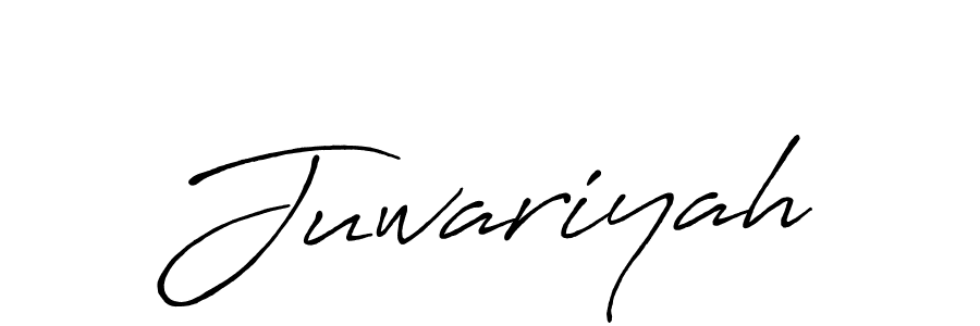 if you are searching for the best signature style for your name Juwariyah. so please give up your signature search. here we have designed multiple signature styles  using Antro_Vectra_Bolder. Juwariyah signature style 7 images and pictures png
