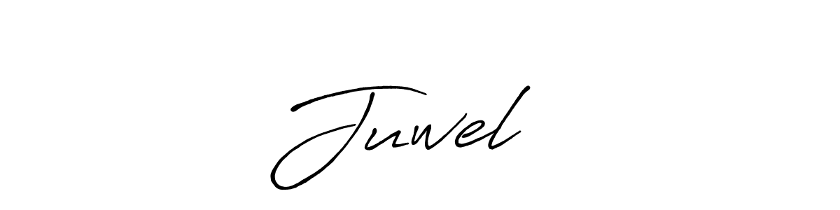 Make a beautiful signature design for name Juwel ❤️. With this signature (Antro_Vectra_Bolder) style, you can create a handwritten signature for free. Juwel ❤️ signature style 7 images and pictures png