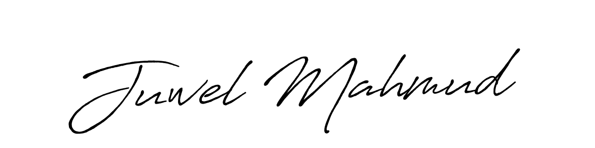 How to make Juwel Mahmud name signature. Use Antro_Vectra_Bolder style for creating short signs online. This is the latest handwritten sign. Juwel Mahmud signature style 7 images and pictures png