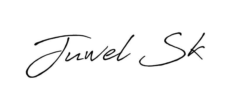 Use a signature maker to create a handwritten signature online. With this signature software, you can design (Antro_Vectra_Bolder) your own signature for name Juwel Sk. Juwel Sk signature style 7 images and pictures png