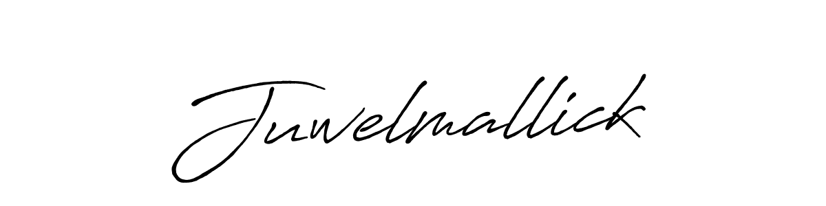 Create a beautiful signature design for name Juwelmallick. With this signature (Antro_Vectra_Bolder) fonts, you can make a handwritten signature for free. Juwelmallick signature style 7 images and pictures png