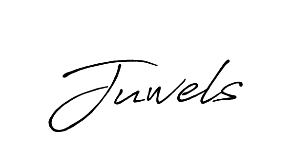 Juwels stylish signature style. Best Handwritten Sign (Antro_Vectra_Bolder) for my name. Handwritten Signature Collection Ideas for my name Juwels. Juwels signature style 7 images and pictures png