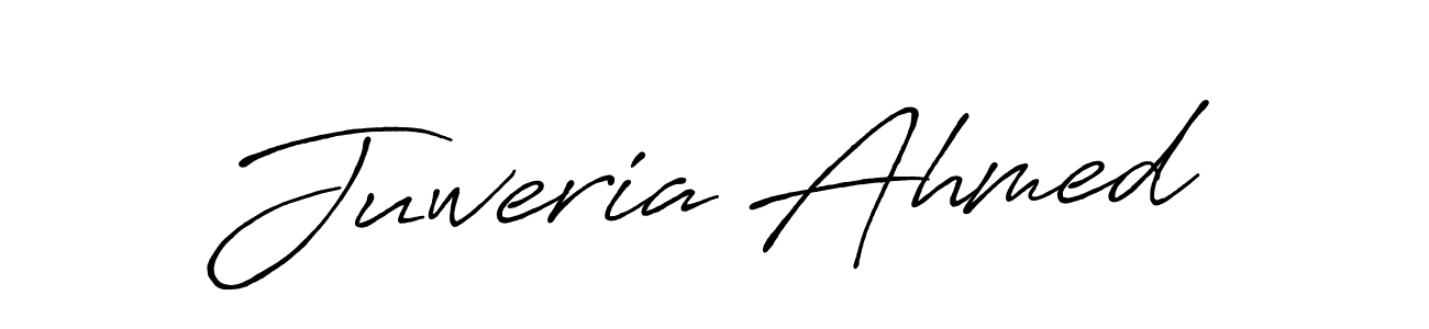 It looks lik you need a new signature style for name Juweria Ahmed. Design unique handwritten (Antro_Vectra_Bolder) signature with our free signature maker in just a few clicks. Juweria Ahmed signature style 7 images and pictures png