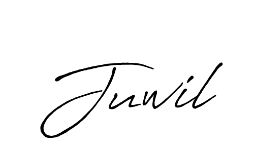 Make a beautiful signature design for name Juwil. With this signature (Antro_Vectra_Bolder) style, you can create a handwritten signature for free. Juwil signature style 7 images and pictures png