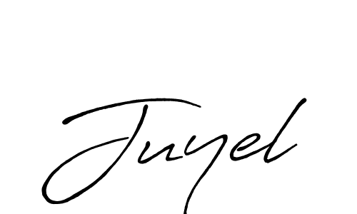 Design your own signature with our free online signature maker. With this signature software, you can create a handwritten (Antro_Vectra_Bolder) signature for name Juyel. Juyel signature style 7 images and pictures png