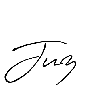 You should practise on your own different ways (Antro_Vectra_Bolder) to write your name (Juz) in signature. don't let someone else do it for you. Juz signature style 7 images and pictures png