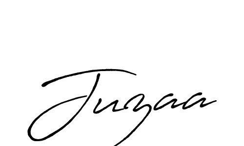 You should practise on your own different ways (Antro_Vectra_Bolder) to write your name (Juzaa) in signature. don't let someone else do it for you. Juzaa signature style 7 images and pictures png