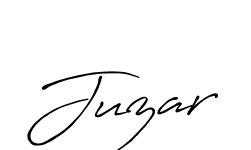 Juzar stylish signature style. Best Handwritten Sign (Antro_Vectra_Bolder) for my name. Handwritten Signature Collection Ideas for my name Juzar. Juzar signature style 7 images and pictures png