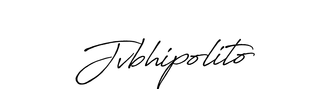 Use a signature maker to create a handwritten signature online. With this signature software, you can design (Antro_Vectra_Bolder) your own signature for name Jvbhipolito. Jvbhipolito signature style 7 images and pictures png
