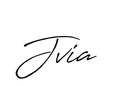 Create a beautiful signature design for name Jvia. With this signature (Antro_Vectra_Bolder) fonts, you can make a handwritten signature for free. Jvia signature style 7 images and pictures png