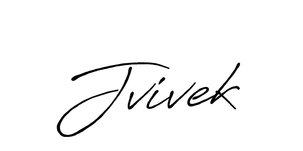 The best way (Antro_Vectra_Bolder) to make a short signature is to pick only two or three words in your name. The name Jvivek include a total of six letters. For converting this name. Jvivek signature style 7 images and pictures png