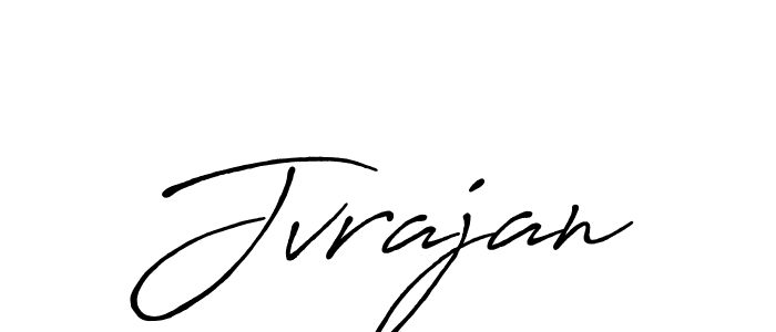 Jvrajan stylish signature style. Best Handwritten Sign (Antro_Vectra_Bolder) for my name. Handwritten Signature Collection Ideas for my name Jvrajan. Jvrajan signature style 7 images and pictures png