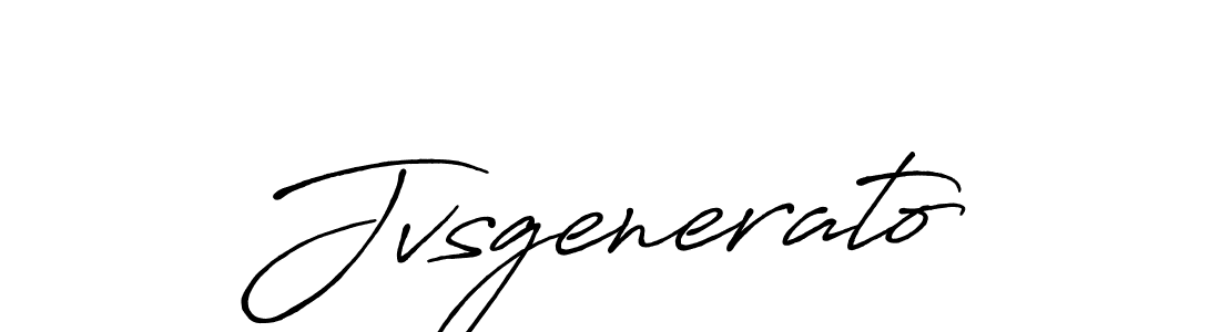 How to make Jvsgenerato signature? Antro_Vectra_Bolder is a professional autograph style. Create handwritten signature for Jvsgenerato name. Jvsgenerato signature style 7 images and pictures png