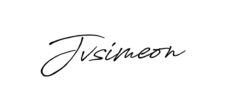 Also we have Jvsimeon name is the best signature style. Create professional handwritten signature collection using Antro_Vectra_Bolder autograph style. Jvsimeon signature style 7 images and pictures png