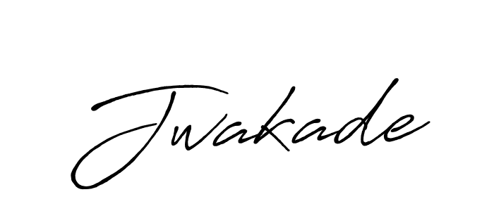 Create a beautiful signature design for name Jwakade. With this signature (Antro_Vectra_Bolder) fonts, you can make a handwritten signature for free. Jwakade signature style 7 images and pictures png