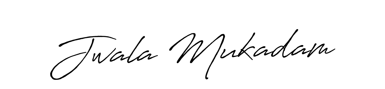 The best way (Antro_Vectra_Bolder) to make a short signature is to pick only two or three words in your name. The name Jwala Mukadam include a total of six letters. For converting this name. Jwala Mukadam signature style 7 images and pictures png