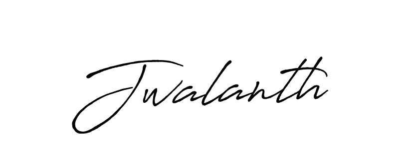 Make a beautiful signature design for name Jwalanth. With this signature (Antro_Vectra_Bolder) style, you can create a handwritten signature for free. Jwalanth signature style 7 images and pictures png