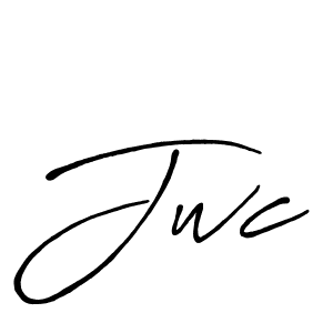 How to make Jwc name signature. Use Antro_Vectra_Bolder style for creating short signs online. This is the latest handwritten sign. Jwc signature style 7 images and pictures png