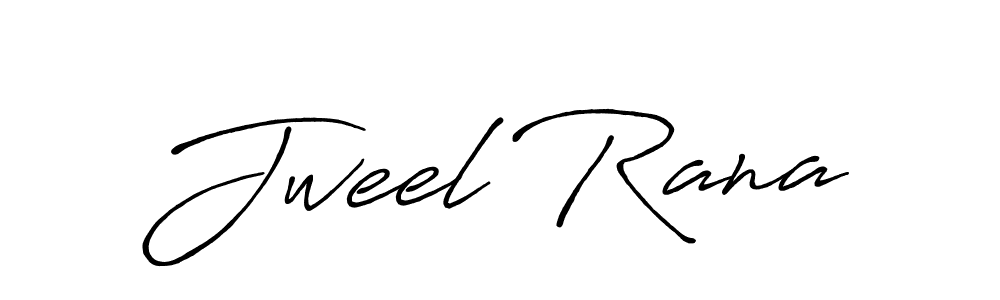 How to make Jweel Rana signature? Antro_Vectra_Bolder is a professional autograph style. Create handwritten signature for Jweel Rana name. Jweel Rana signature style 7 images and pictures png