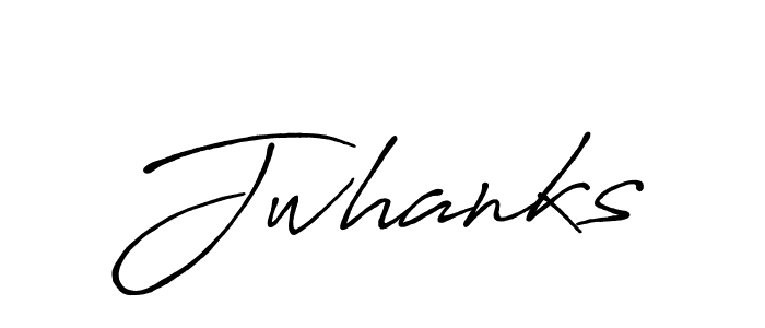 Make a beautiful signature design for name Jwhanks. With this signature (Antro_Vectra_Bolder) style, you can create a handwritten signature for free. Jwhanks signature style 7 images and pictures png