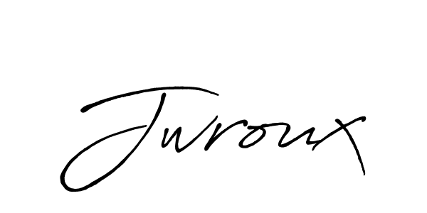 It looks lik you need a new signature style for name Jwroux. Design unique handwritten (Antro_Vectra_Bolder) signature with our free signature maker in just a few clicks. Jwroux signature style 7 images and pictures png