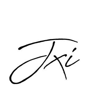 Jxi stylish signature style. Best Handwritten Sign (Antro_Vectra_Bolder) for my name. Handwritten Signature Collection Ideas for my name Jxi. Jxi signature style 7 images and pictures png