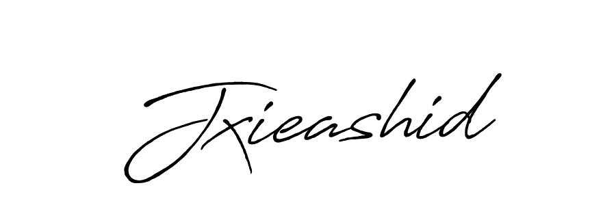 Use a signature maker to create a handwritten signature online. With this signature software, you can design (Antro_Vectra_Bolder) your own signature for name Jxieashid. Jxieashid signature style 7 images and pictures png