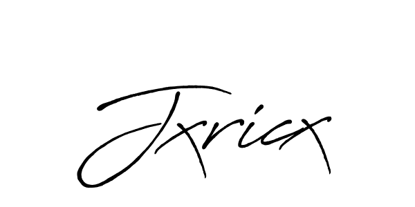 Make a beautiful signature design for name Jxricx. With this signature (Antro_Vectra_Bolder) style, you can create a handwritten signature for free. Jxricx signature style 7 images and pictures png