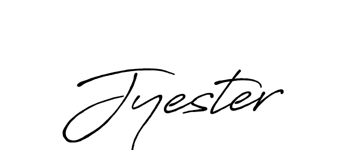 Create a beautiful signature design for name Jyester. With this signature (Antro_Vectra_Bolder) fonts, you can make a handwritten signature for free. Jyester signature style 7 images and pictures png