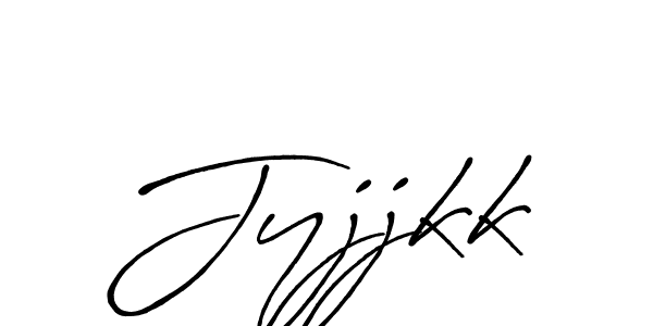 if you are searching for the best signature style for your name Jyjjkk. so please give up your signature search. here we have designed multiple signature styles  using Antro_Vectra_Bolder. Jyjjkk signature style 7 images and pictures png