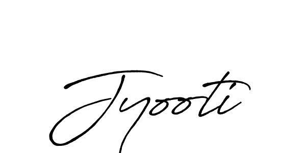 Design your own signature with our free online signature maker. With this signature software, you can create a handwritten (Antro_Vectra_Bolder) signature for name Jyooti. Jyooti signature style 7 images and pictures png