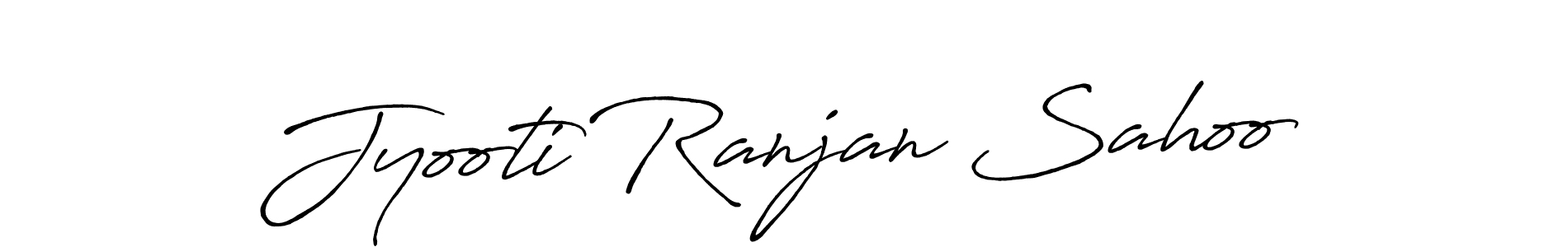 Create a beautiful signature design for name Jyooti Ranjan Sahoo. With this signature (Antro_Vectra_Bolder) fonts, you can make a handwritten signature for free. Jyooti Ranjan Sahoo signature style 7 images and pictures png